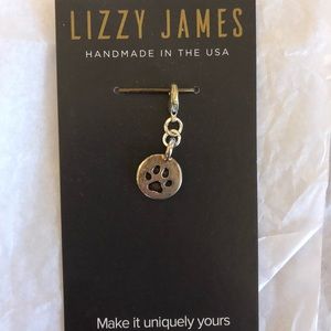 Lizzy James Paw Print Charm